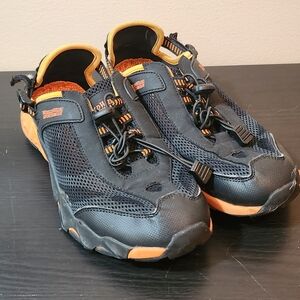 Skechers Men's Black and Orange Athletic Shoes